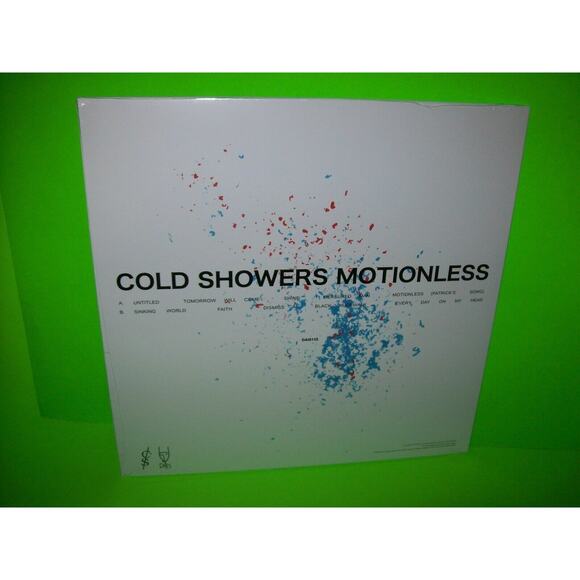 Cold Showers Motionless Vinyl LP Synth-Pop Post-Punk Darkwave Clear Red 300 Ed - Picture 3 of 3